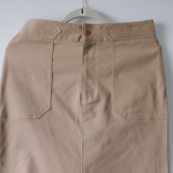 Lauren Ralph Lauren Women's Beige Skirt Size 8 - Picture 3 of 5